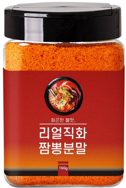 바른미각 리얼 직화 짬뽕분말, 160g, 1개