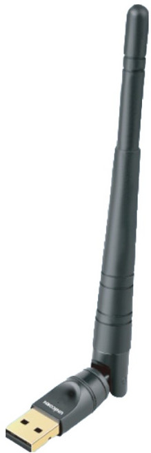 유니콘 블루투스 6.0 안테나형 동글 멀티 무선 송수신 USB리시버 어댑터, XB-600TA, 블랙, 1개