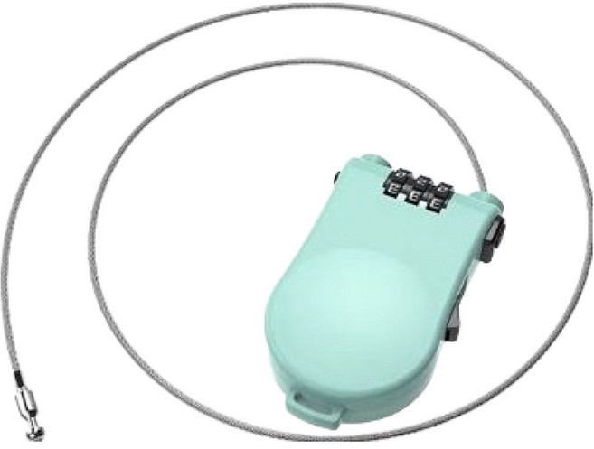 와이어형 번호열쇠 랜덤발송 JMLT-ZM-P10, 1개