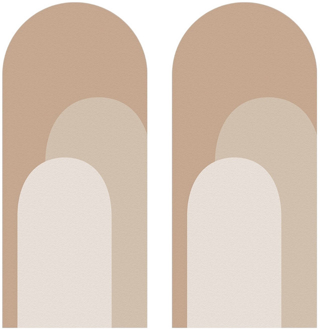 지코 이지고 유럽풍 기하학 패턴 PVC 스티커 벽지 2p, CAW 007