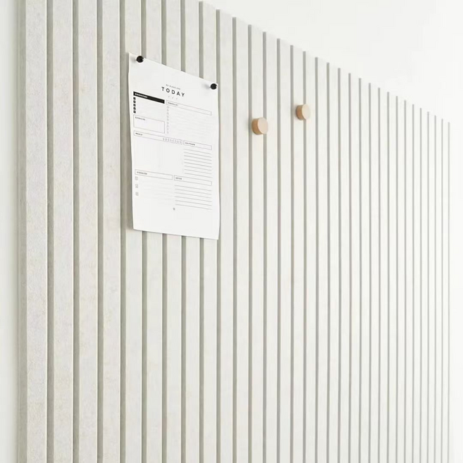 Delirium 牆面裝飾 直條紋 玄關門 隔音 吸音材料 無痕黏貼式 300 x 300 x 9 mm, 米色, 12個