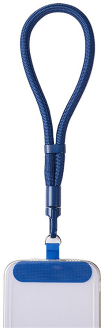 사인포스트 귀여운 캐릭터 핸드폰 스트랩 패드 연결 줄 손목걸이 20cm, 블루, 1개