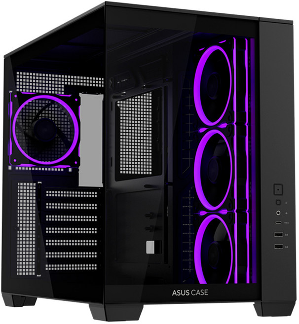 에이수스 A32 PLUS 강화유리 컴퓨터 본체 케이스 블랙, A32 PLUS/90DC00S0-B10000, 1개