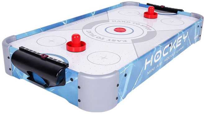 韓國 iWANNA Jim & Kids 迷你空氣曲棍球桌遊 中型, 1個, 混合顏色