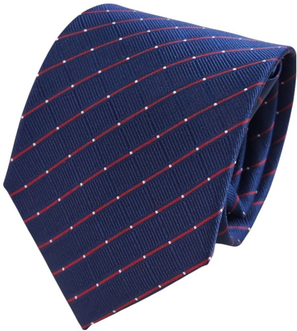 Mscope 男士格紋重點拉鍊式自動領帶 MN528