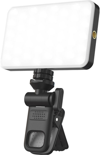 조이트론 휴대용 방송용 브이로그 유튜브 촬영용 LED 스마트폰 클립형 라이트 조명, 1개, SD20