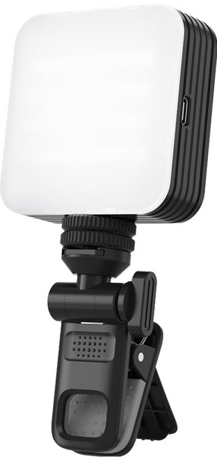 조이트론 휴대용 방송용 브이로그 유튜브 촬영용 LED 스마트폰 클립형 라이트 조명, 1개, SD10