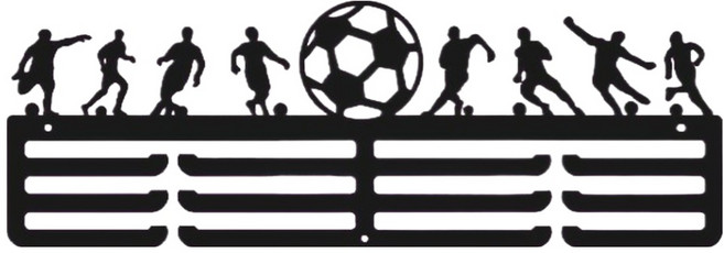 소울리치 스포츠 종목별 메달 거치대 축구 40 x 13cm