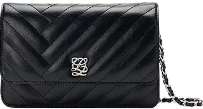 루이까또즈 여성용 엘퀼팅 크로스백 HS4SD81BL