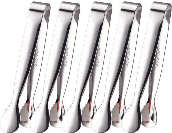 YOL 304 스테인레스 미니 집게, 실버, 5개