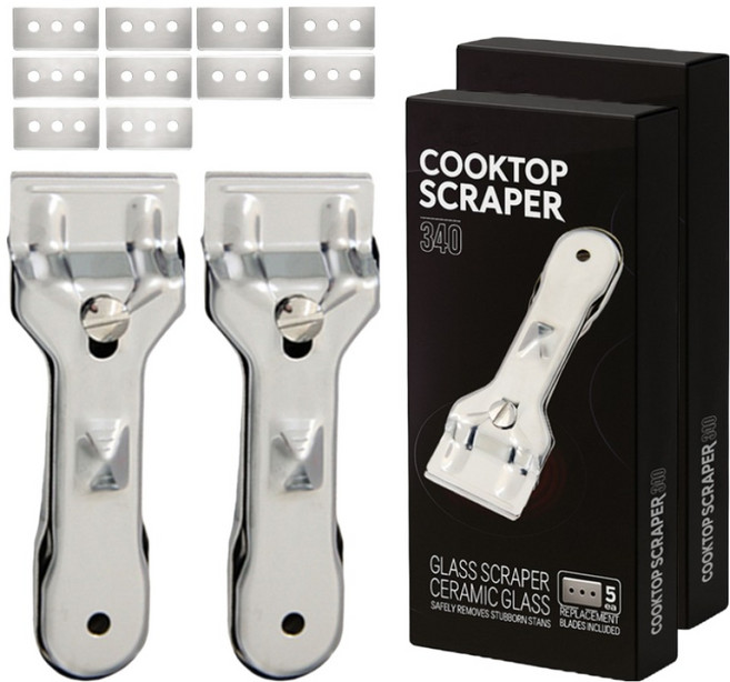 힐링클린 인덕션 스크래퍼 + 리필칼날 메탈 5p 세트, 2세트