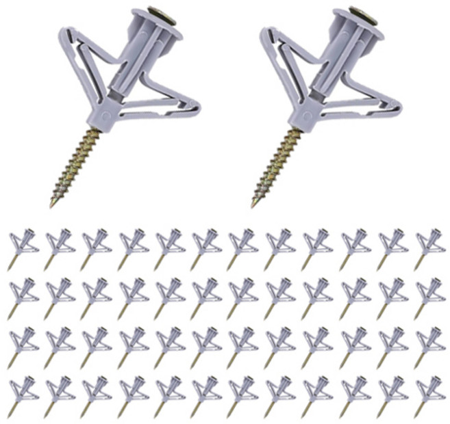 OON 석고보드 동공앙카 나비형 나사, 50개