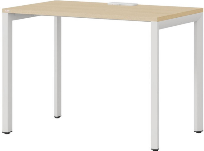 일룸 멘디 책상 1000폭 방문설치, 내추럴 오크