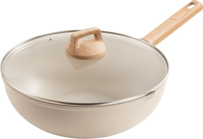 Tefal 特福 暖暖系列不沾炒鍋 加蓋, 1個, 30cm
