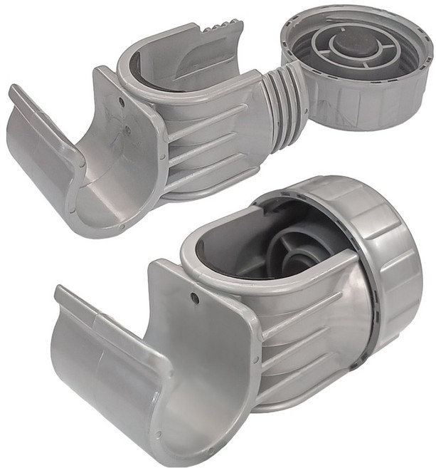 가화홈시스 착탈형 다이얼브라켓 기둥용 2p, 실버