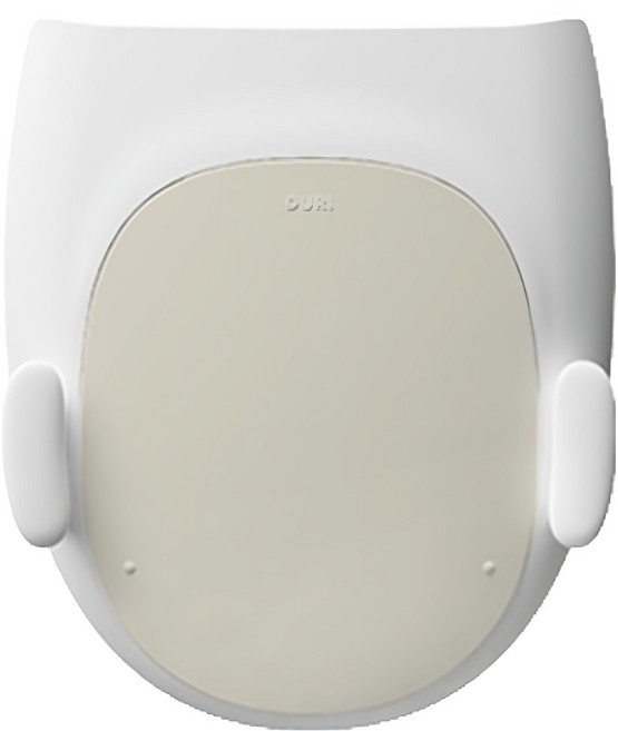 두리 핸들 무소음 유아변기커버 4.0, 베이지