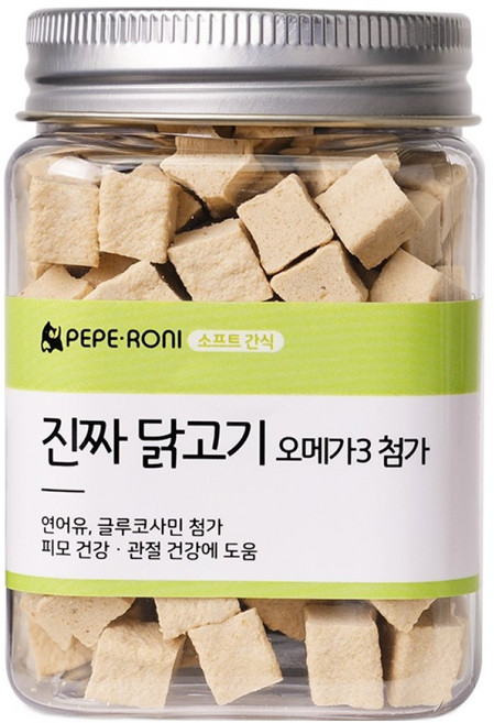 페페로니 강아지 진짜 닭고기 오메가3 간식, 180g, 1개
