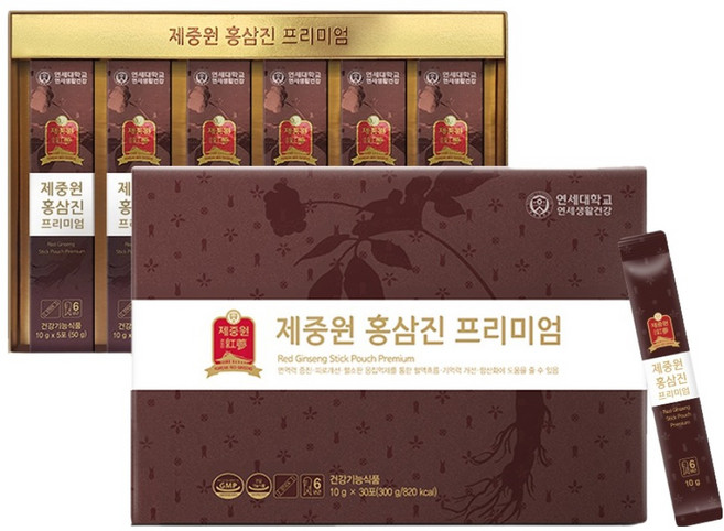 Jejungwon 頂級紅參精 30入, 1盒, 300g