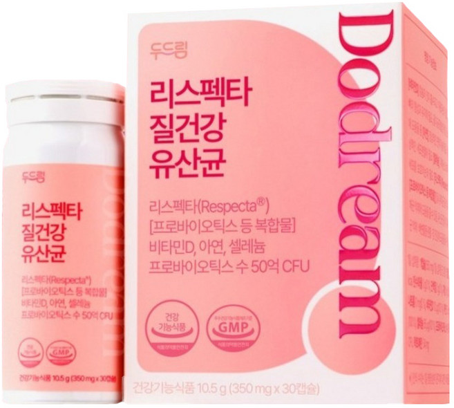 韓國 dodream Respecta 陰道健康活性益生菌 10.5g, 1個, 30冊
