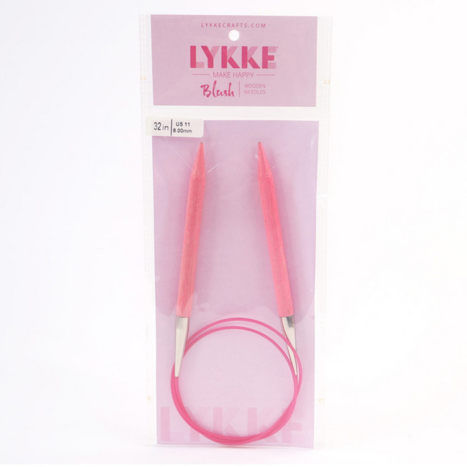LYKKE 니트위트 BLUSH 줄바늘 80cm, 1개