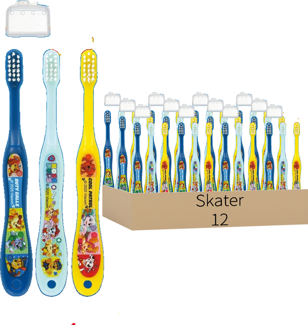 Skater 兒童牙刷 3~5歲, 汪汪隊立大功, 12套, 3個裝