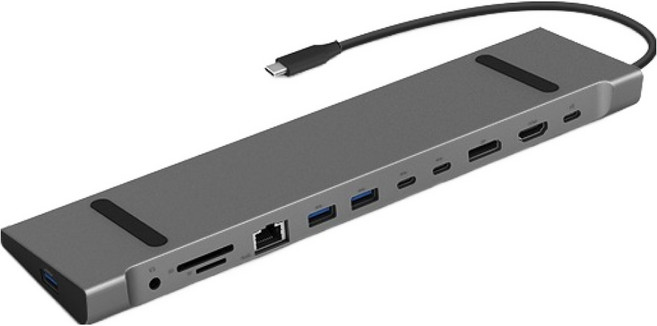 ipTIME UC312Nstation 12포트 USB 3.0 Type C 허브, 1개, 실버