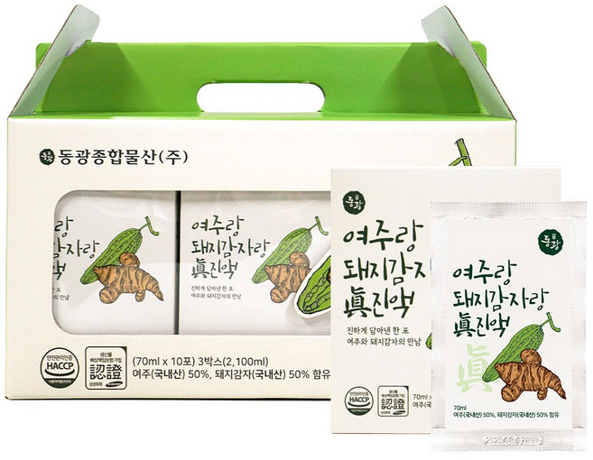 동광한방몰 여주랑 돼지감자랑 진액 30p, 1개, 2.1L