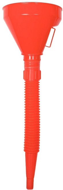 월드크린 분리형 필터 깔때기 자바라, 레드, 1개