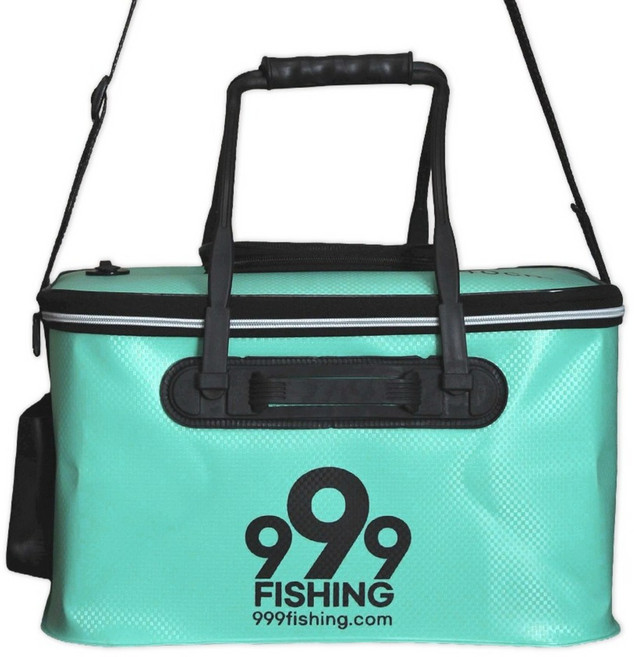999피싱 대용량 접이식 낚시 살림통, 민트