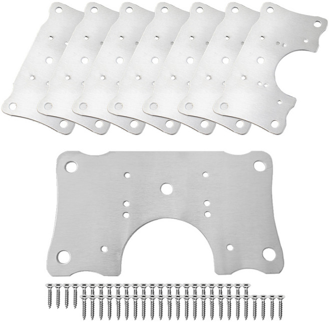 베이루 도어 싱크 경첩 보강판 경첩판, 8개