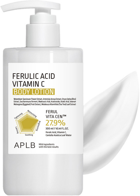 APLB 阿魏酸維他命C身體乳液, 1個, 300ml