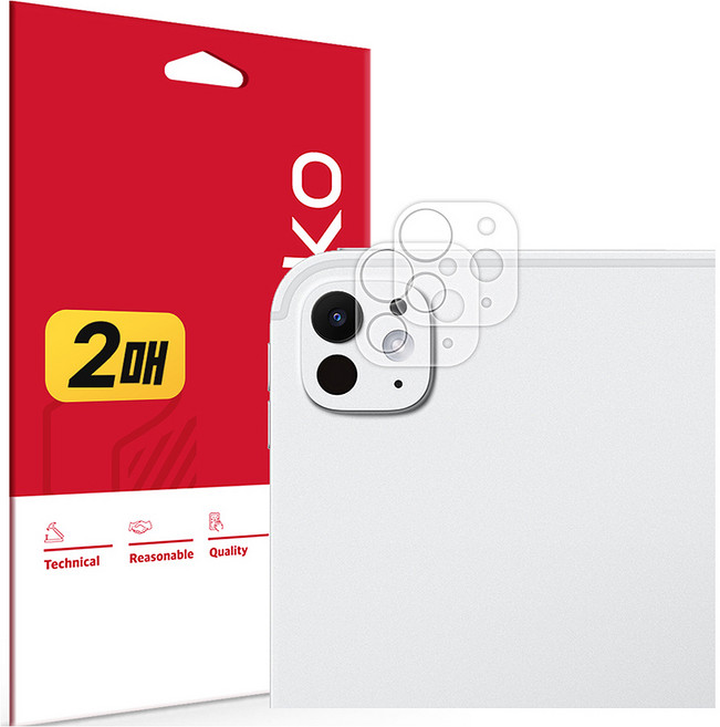 스코코 후면 카메라 렌즈 + 커버 보호필름 세트, 혼합색상, 2세트