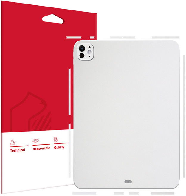 스코코 유니스킨 후면 전신 외부보호필름 세트, 무광 화이트, 1세트