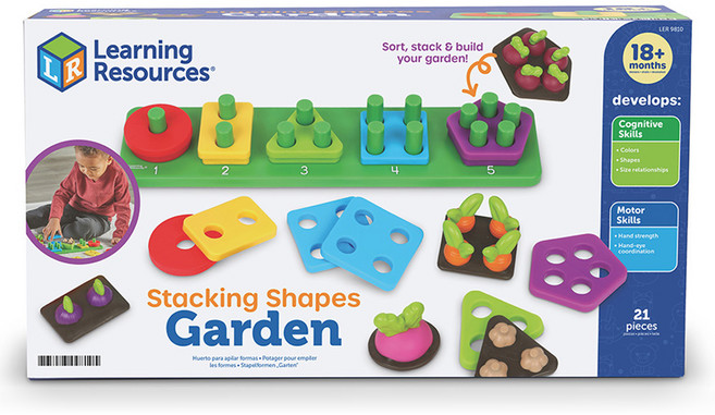 러닝리소스 무지개 정원 쌓기 놀이 LER9810, 1개, 혼합색상