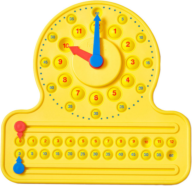 러닝리소스 넘버라인 시계 버블 포퍼 IN96991, 1개