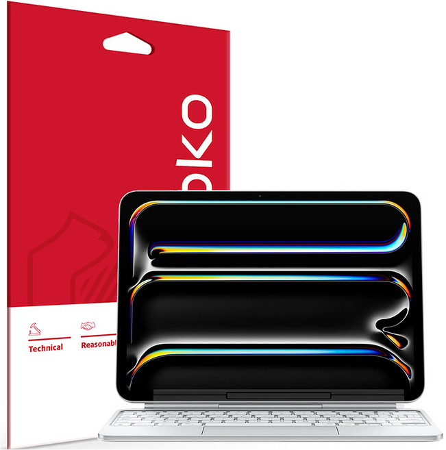 스코코 매직키보드 무광 힌지 보호필름, 혼합색상, 1개