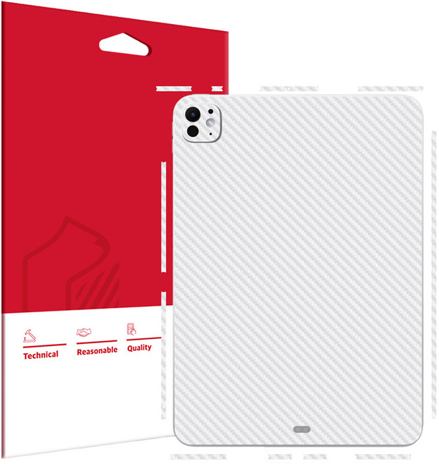 스코코 유니스킨 후면 전신 외부보호필름 세트, 카본 클리어, 1세트