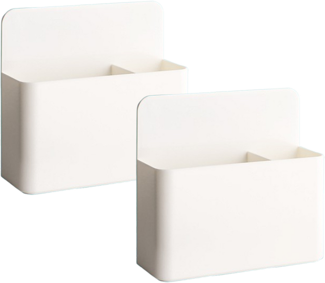 온업 자석 펜꽂이, 화이트, 2개