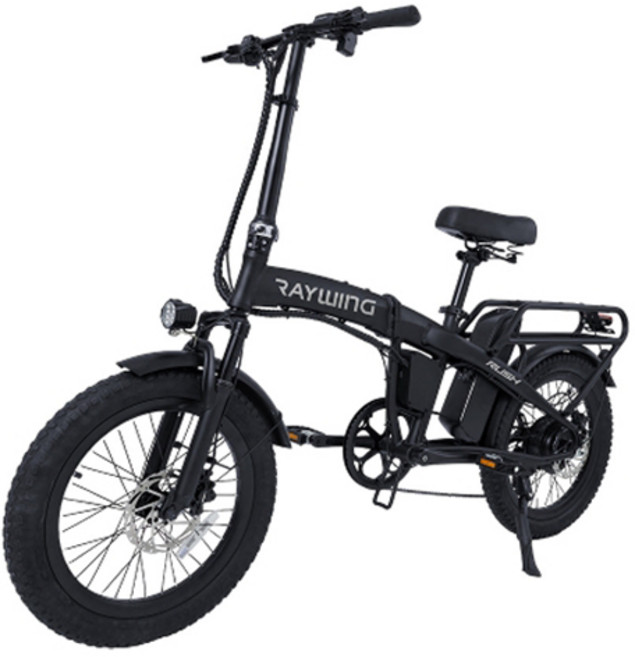 레이윙 러시 접이식 전기자전거 15Ah, 팬텀 블랙, 알루미늄