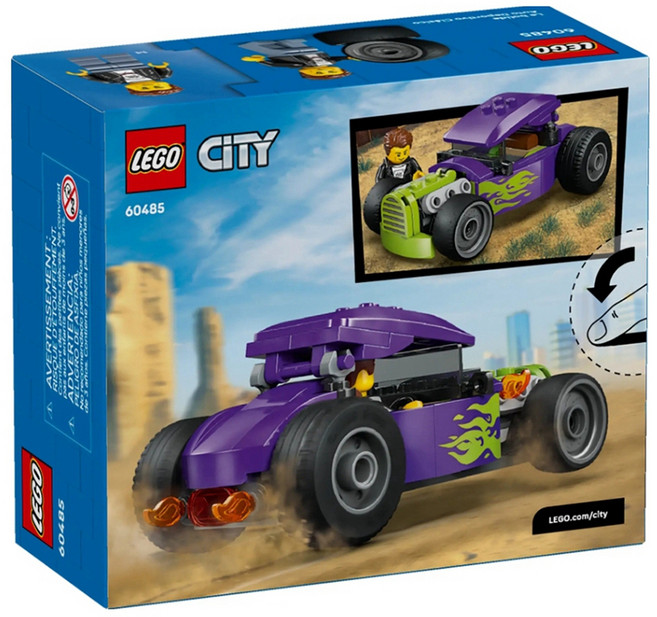 LEGO 60485 城市系列 改裝車 Hot Rod, 混和顏色, 1個