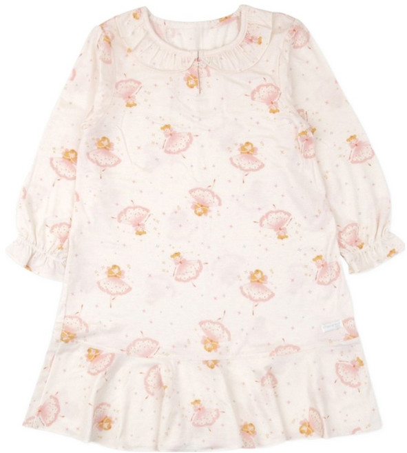 오가닉맘 아동용 엘프 긴소 면 원피스 잠옷 MHSSSW05