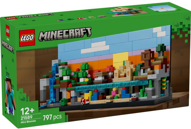 LEGO 21589 Minecraft系列 當個創世神 迷你生態域 Mini Biomes, 混和顏色, 1個