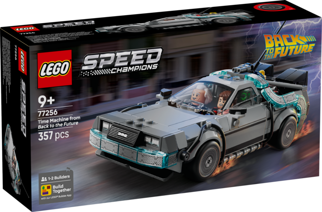 LEGO Speed系列 回到未來時光機 Time Machine from Back to the Future 77256, 混和顏色, 1個