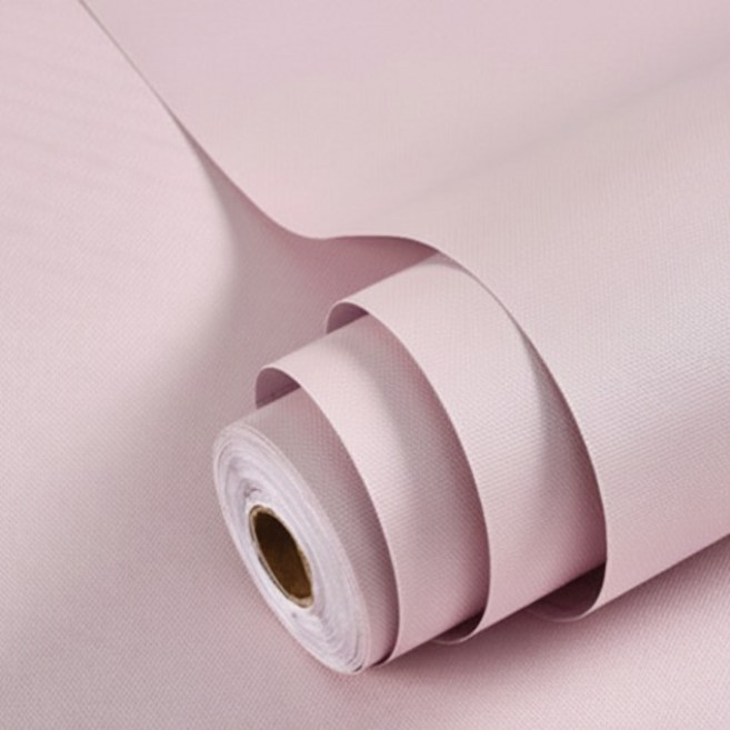 ROI라이프 벽 스티커 접착식 벽지, 마카롱 시리즈 걸리 핑크