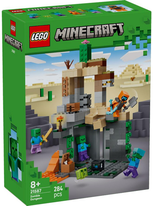 LEGO 21587 Minecraft系列 當個創世神 殭屍地牢 Zombie Dungeon, 混和顏色, 1個