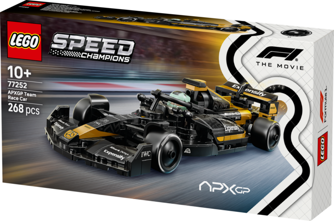 LEGO Speed系列 F1® 電影 APXGP 車隊賽車 APXGP Team Race Car from F1® The Movie 77252, 混和顏色, 1個