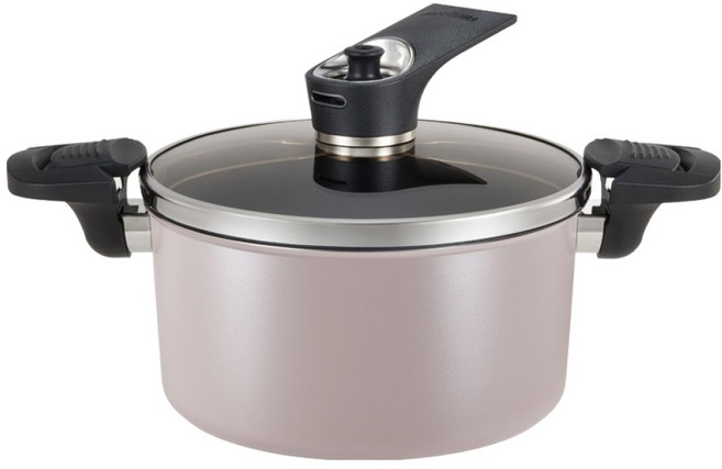 해피콜 인덕션 IH 뉴 오리진 진공 양손냄비, 애쉬베이지, 1개, 20cm