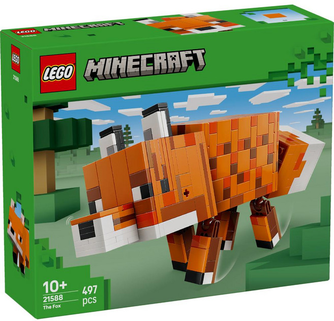 LEGO 21588 Minecraft系列 當個創世神 狐狸 The Fox, 混和顏色, 1個