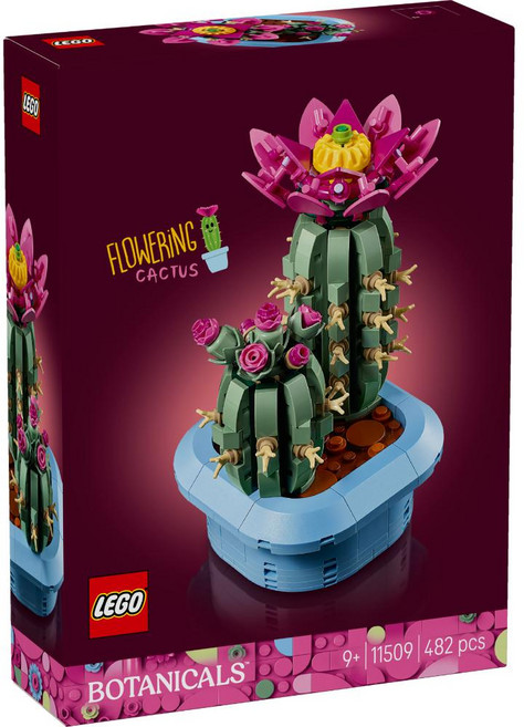 LEGO 11509 花藝系列 開花仙人掌 Flowering Cactus, 混和顏色, 1個