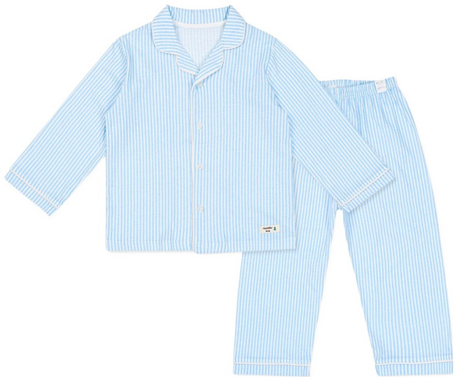 오가닉맘 아동용 스트 긴소 면 잠옷 상하의 세트 MISSSW02